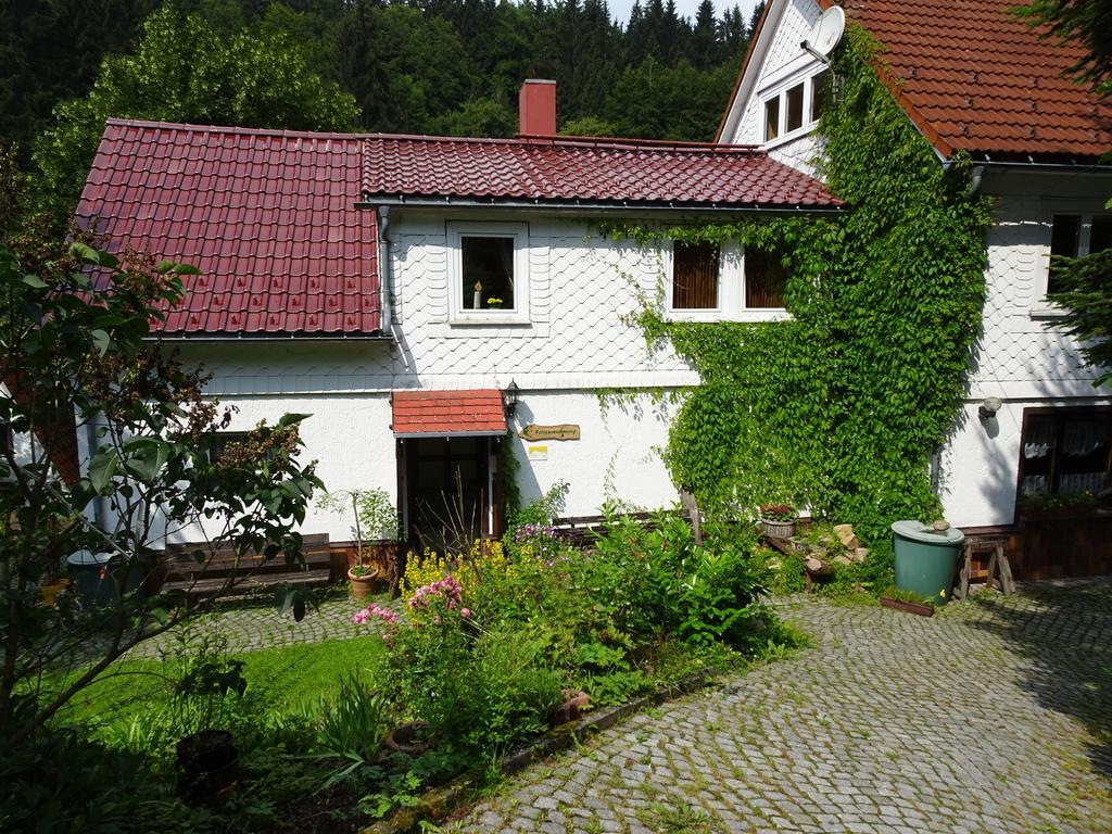 Ferienwohnung Bauer Alter Hammer Schmiedefeld am Rennsteig Dış mekan fotoğraf