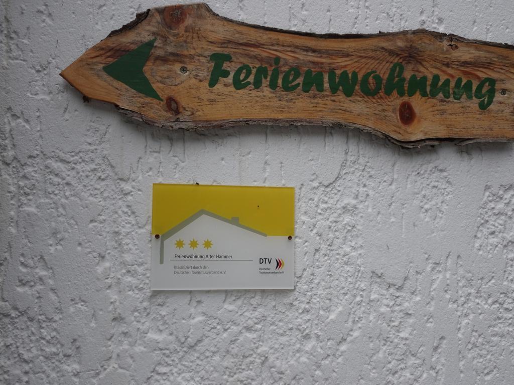 Ferienwohnung Bauer Alter Hammer Schmiedefeld am Rennsteig Dış mekan fotoğraf